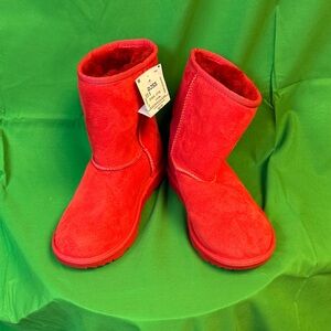 UGG Cozy Red Kids Boots